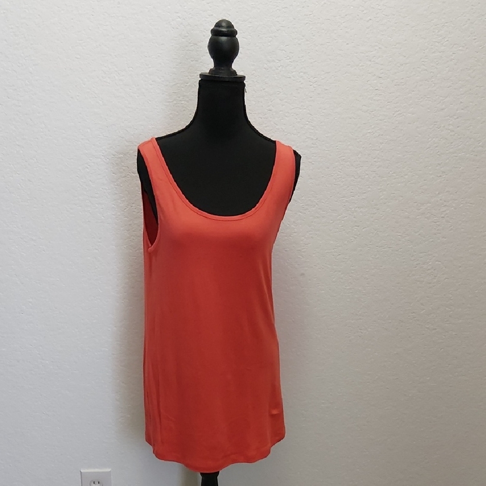 Ingrid & Isabel Sleeveless Orange Tank Top